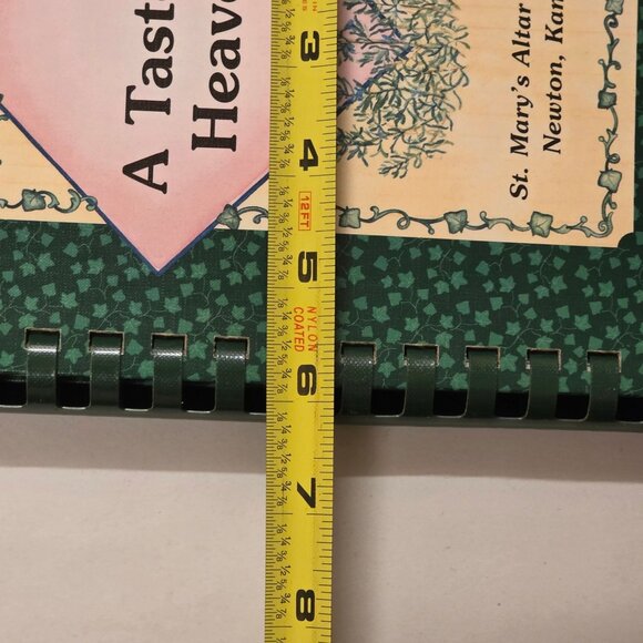 Newton Kansas Cookbook Taste Of Heaven St Marys Altar Society 1999 Recipe Book - Picture 12 of 12